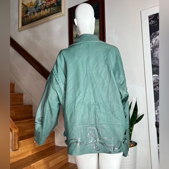 New FREE PEOPLE
Nigel Preston Chain Embellished Biker Jacket - Picture 9 of 10